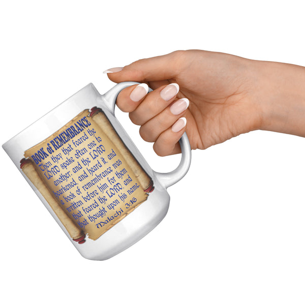 BOOK OF REMEMBRANCE  -GOD'S JEWELS  -MALACHI 3:16  -MALACHI 3:17