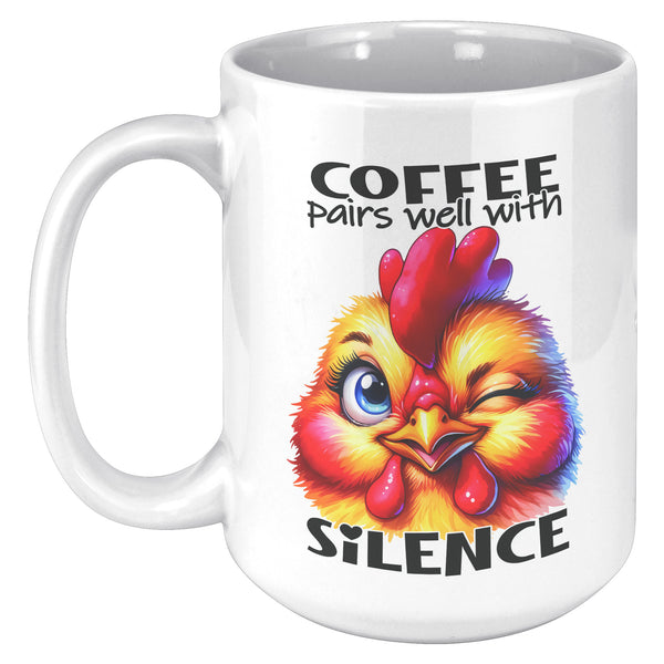 COFFEE PAIRS WELL WITH SILENCE