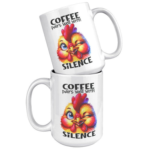 COFFEE PAIRS WELL WITH SILENCE