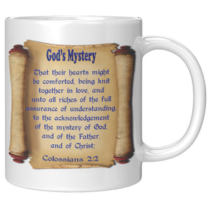GOD'S MYSTERY  -COLOSSIANS 2:2 & 3