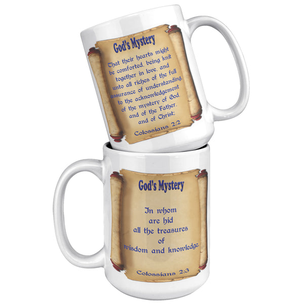 GOD'S MYSTERY  -COLOSSIANS 2:2 & 3