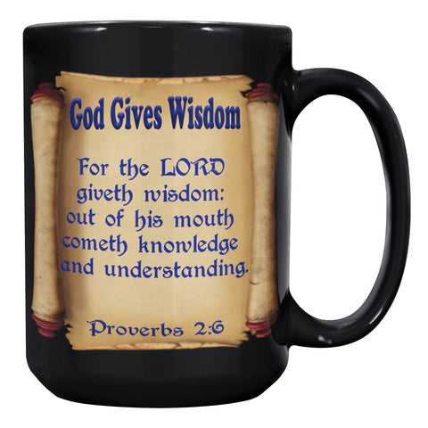 GOD GIVES WISDOM  -PROVERBS 2:6