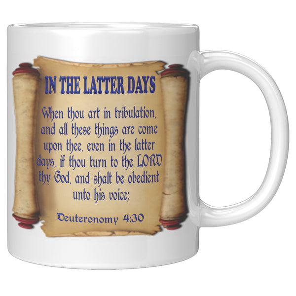 IN THE LATTER DAYS  -HE WILL NOT FORSAKE  -DEUTERONOMY 4:30  -DEUTERONOMY 4:31