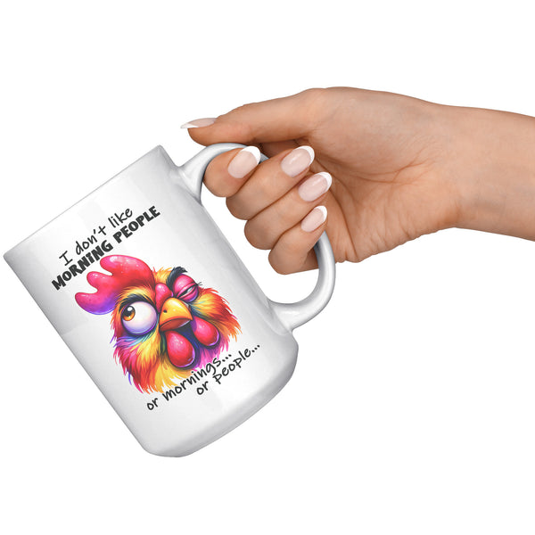 I DON'T LIKE MORNING PEOPLE. -OR MORNINGS OR PEOPLE