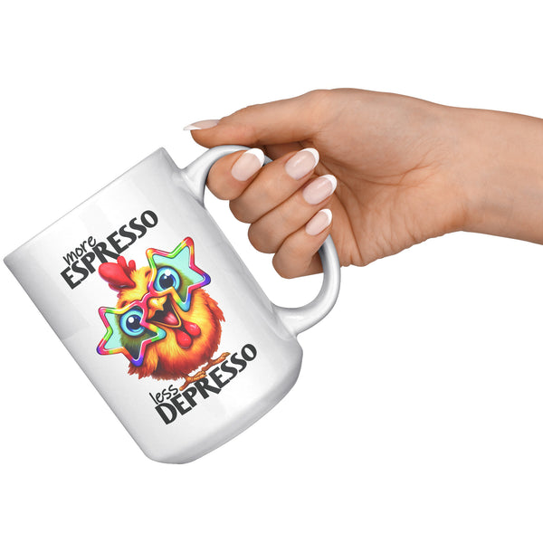 MORE ESPRESSO. -LESS DEPRESSO