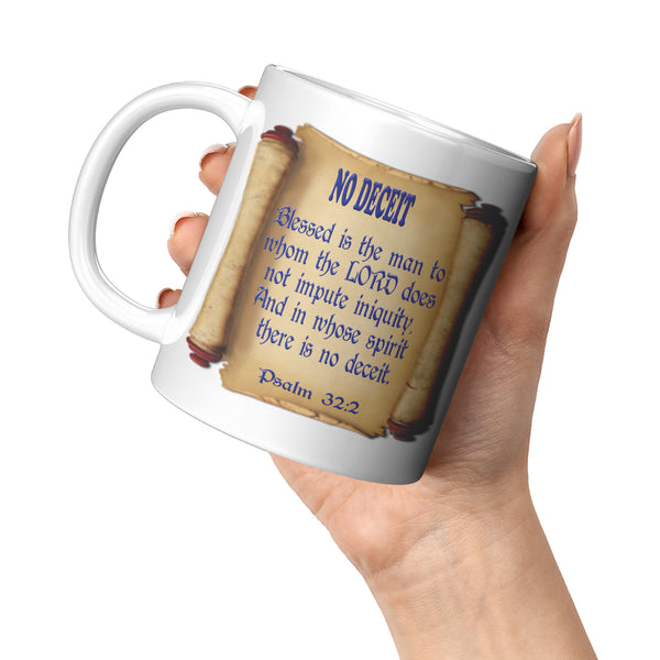 NO DECEIT  -PSALM 32:2