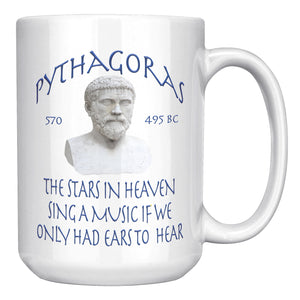 PYTHAGORAS  -THE STARS IN HEAVEN SING A MUSIC IF WE ONLY HAD EARS TO HEAR