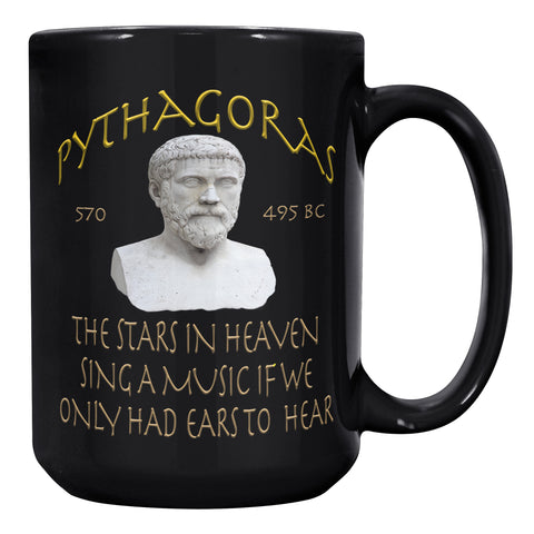 PYTHAGORAS  -THE STARS IN HEAVEN SING A MUSIC IF WE ONLY HAD THE EARS TO HEAR
