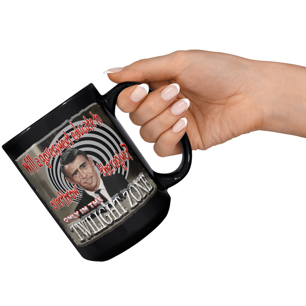 ROD SERLING  -WILL THE GOVERNMENT EDUCATE TO OVERTHROW THE REGIME?  -ONLY IN THE TWILIGHT ZONE