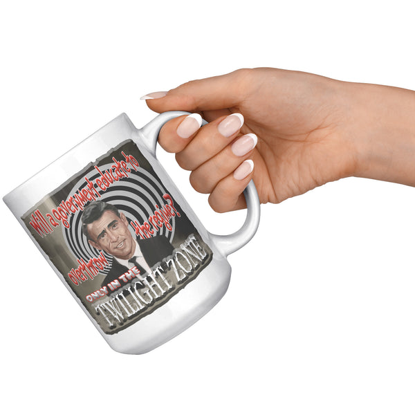 ROD SERLING  -"WILL THE GOVERNMENT EDUCATE TO OVERTHROW THE REGIME"?  ONLY IN THE TWILIGHT ZONE
