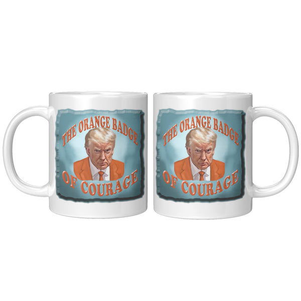 THE ORANGE BADGE  -OF COURAGE
