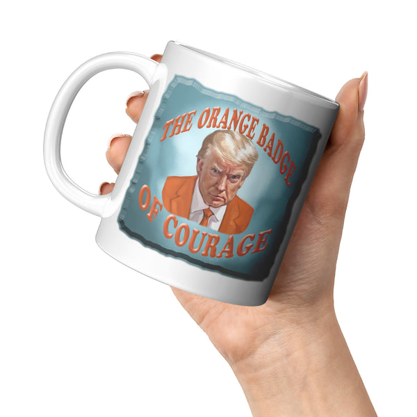 THE ORANGE BADGE  -OF COURAGE