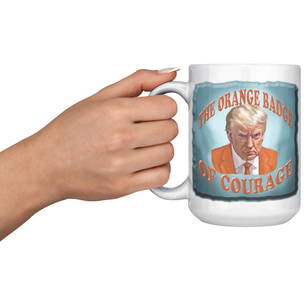 THE ORANGE BADGE  -OF COURAGE