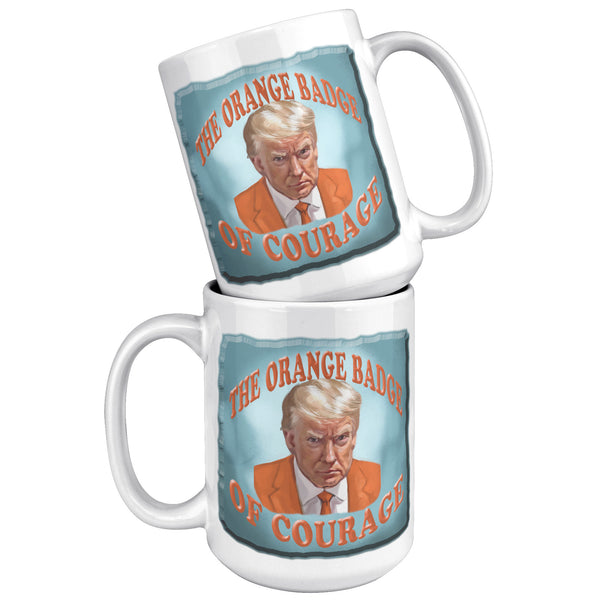 THE ORANGE BADGE  -OF COURAGE