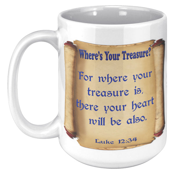 WHERE'S YOUR TREASURE  -LUKE 21:34