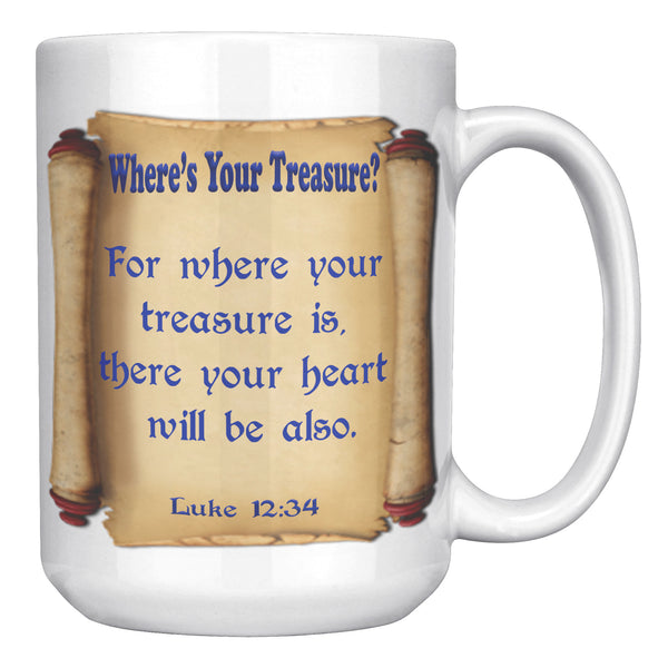 WHERE'S YOUR TREASURE  -LUKE 21:34