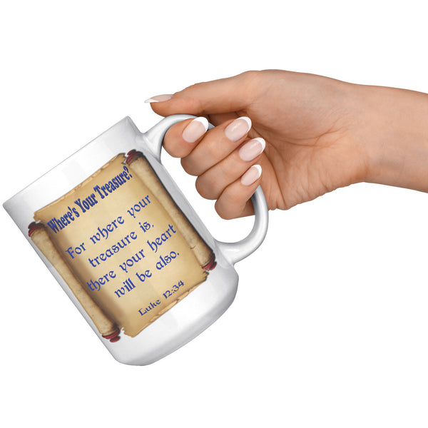 WHERE'S YOUR TREASURE  -LUKE 21:34