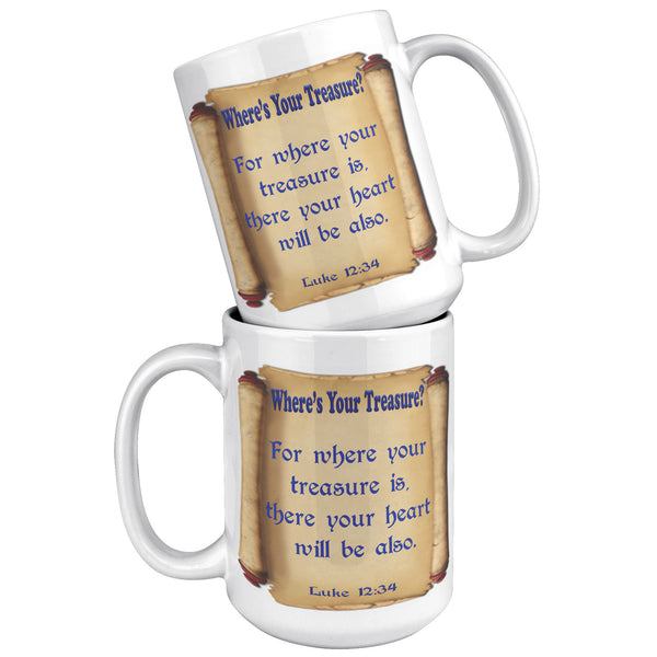 WHERE'S YOUR TREASURE  -LUKE 21:34