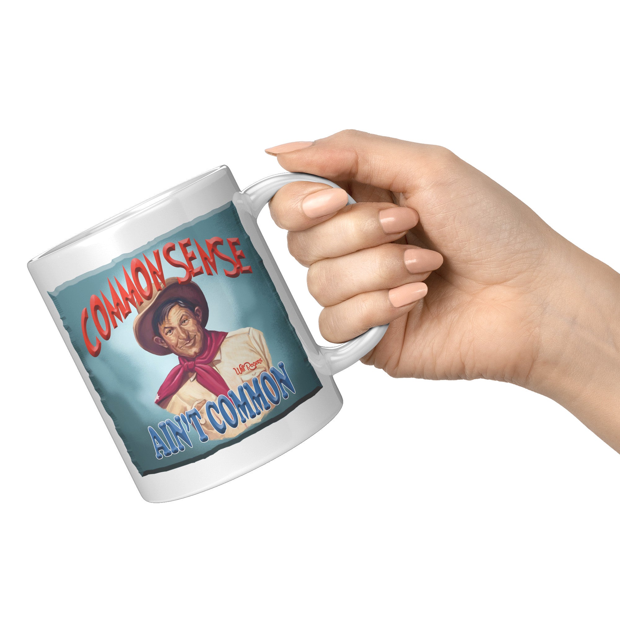 WILL ROGERS  -"COMMON SENSE  -AIN'T COMMON"