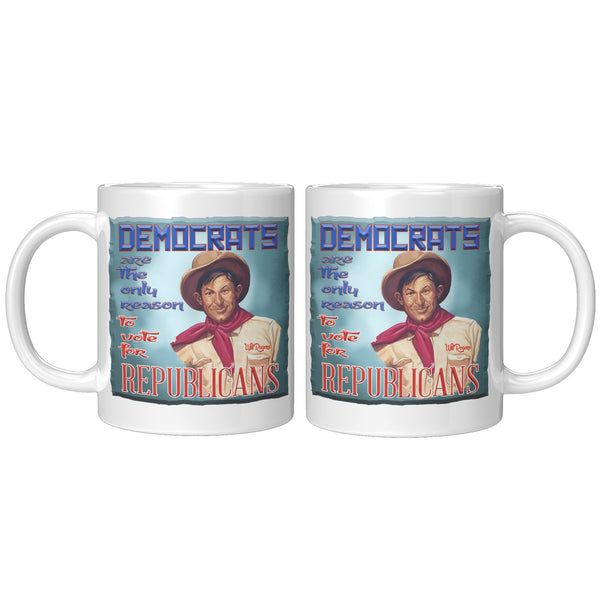 WILL ROGERS  -"DEMOCRATS ARE THE ONLY REASON TO VOTE FOR REPUBLICANS"