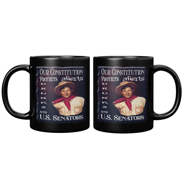 WILL ROGERS  -OUR CONSTITUTION PROTECTS ALIENS, DRUNKS AND U.S. SENATORS