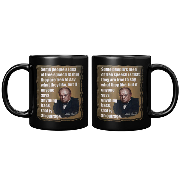 WINSTON CHURCHILL  -FREE SPEECH