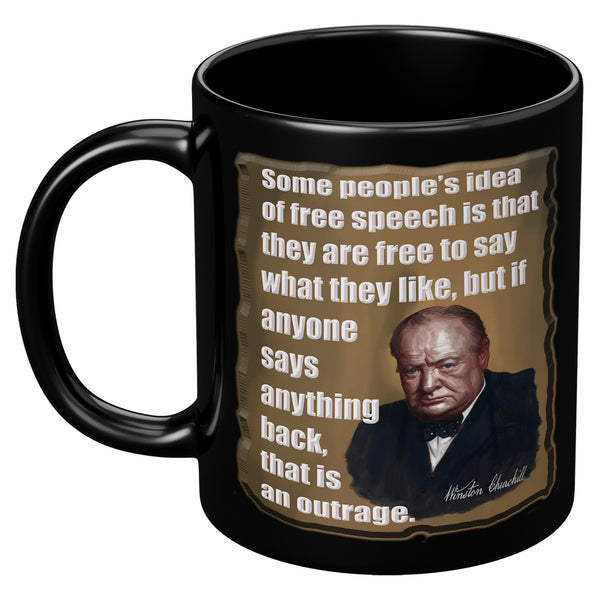 WINSTON CHURCHILL  -FREE SPEECH