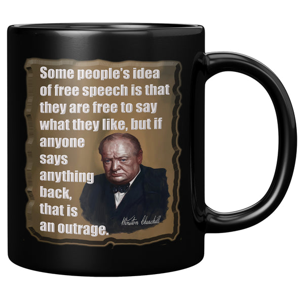 WINSTON CHURCHILL  -FREE SPEECH