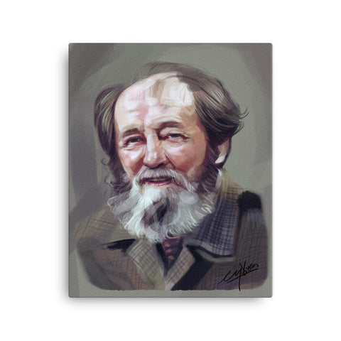 ALEKSANDR SOLZHENITSYN  -BORN 1918  DIED 2008   -"NOVELIST, ESSAYIST, HISTORIAN" -16X20