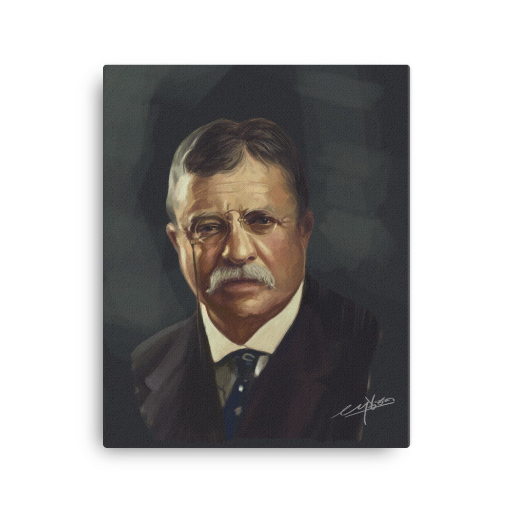 THEODORE ROOSEVELT  -"28TH PRESIDENT" -BORN 1858  DIED 1919-16X20