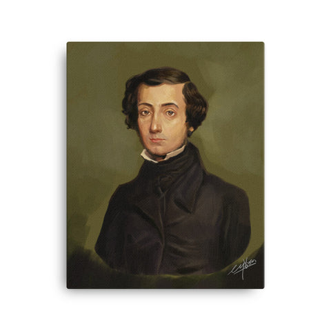 ALEXIS de TOQUEVILLE  -BORN 1805  DIED 1859   -"HISTORIAN, POLITICAL PHILOSOPHY, POLITICIAN" -16X20