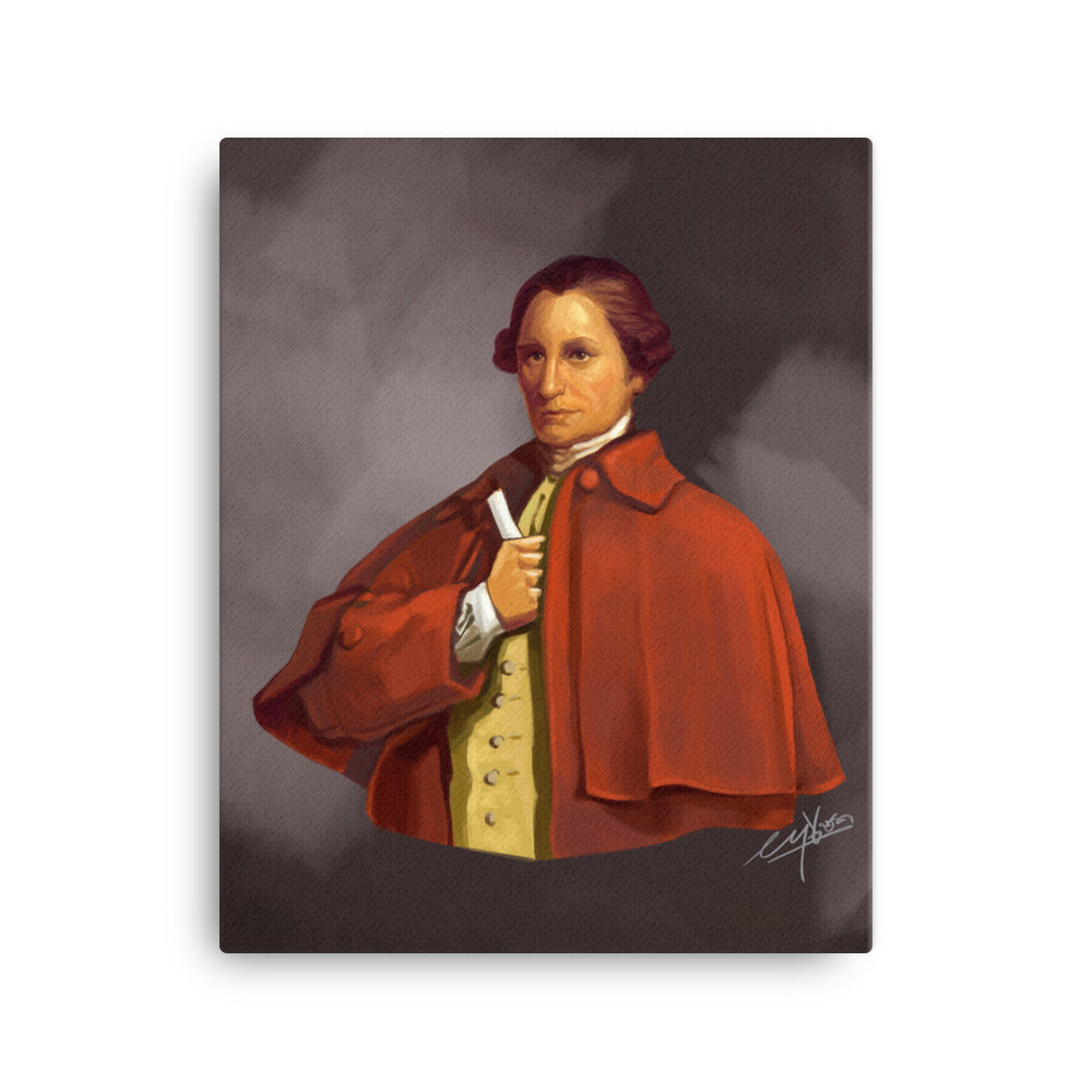 PATRICK HENRY -"ORATOR, POLITICIAN, PLANTER" -BORN 1736  DIED 1799  -16X20