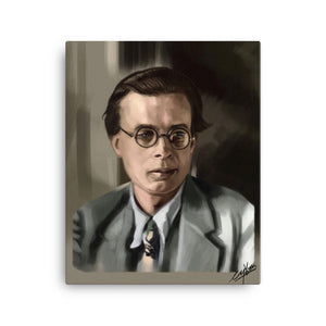 ALDOUS HUXLEY -BORN 1894  DIED 1963  -"WRITER, PHILOSOPHER"  -16X20