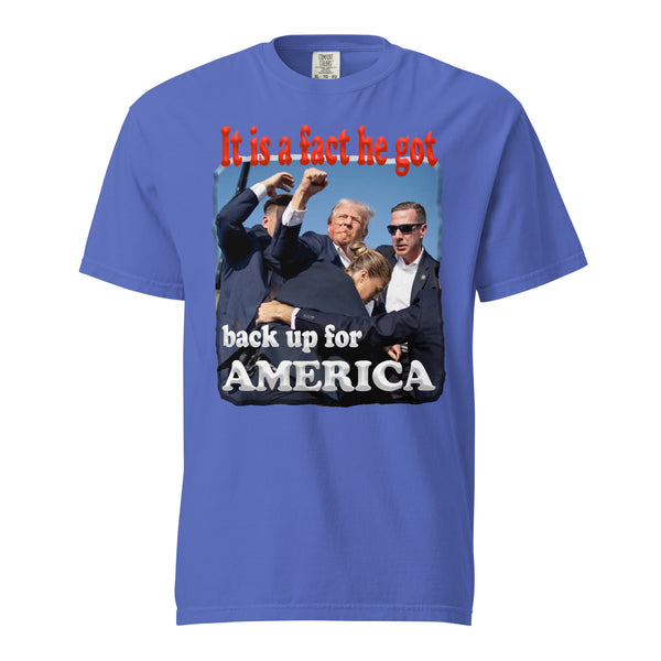 IT'S A FACT HE GOT BACK UP FOR AMERICA