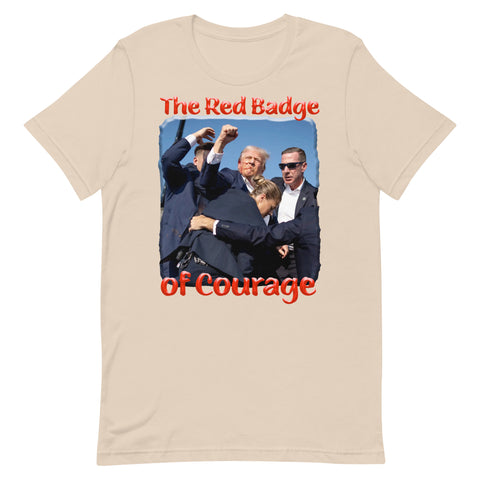 PRESIDENT TRUMP  -THE RED BADGE OF COURAGE