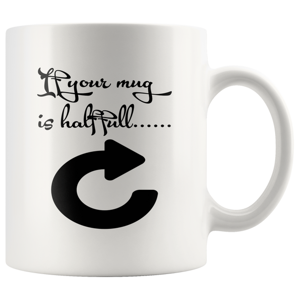 IF YOUR MUG IS HALF FULL...