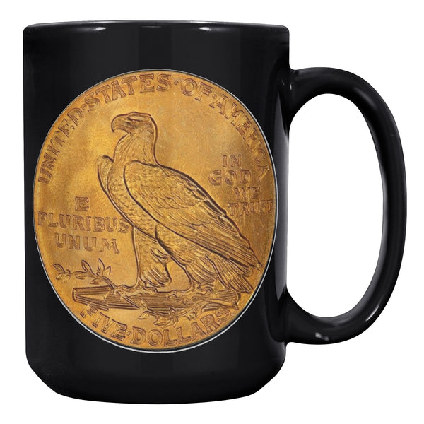 AMERICA  -$5 INDIAN HEAD GOLD