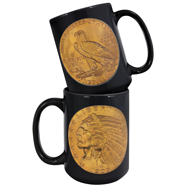 AMERICA  -$5 INDIAN HEAD GOLD