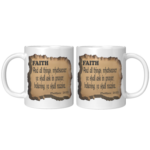 ASK AND BELIEVE  -Matthew 21:22