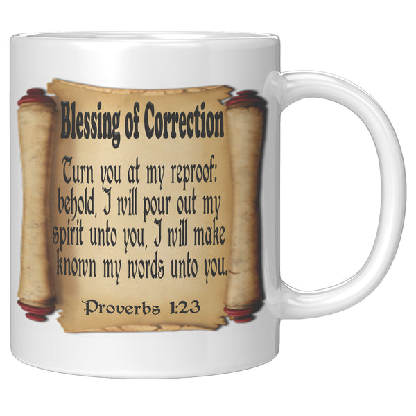 BLESSING OF CORRECTION  -PROVERBS 1:23