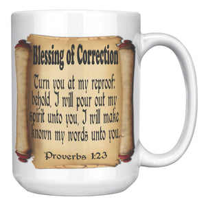 BLESSING of CORRECTION  -Proverbs 1:23