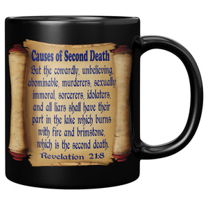 CAUSE OF SECOND DEATH  -Revelation 21:8