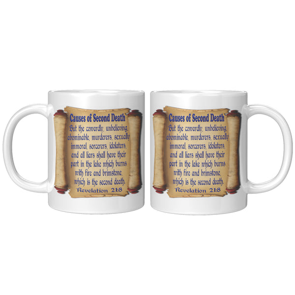 CAUSE OF SECOND DEATH  -Revelation 21:8