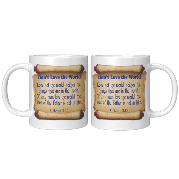 DON'T LOVE THE WORLD   -1 John 2:15