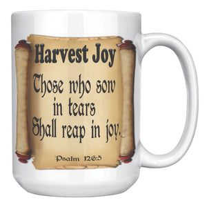HARVEST JOY  -Psalm 126:5