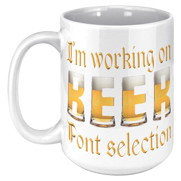 I'M WORKING ON BEER FONT COLLECTON