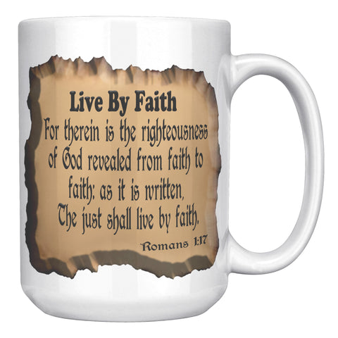LIVE BY FAITH  -Romans 1:17