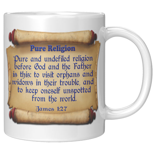 PURE RELIGION  -James 1:27
