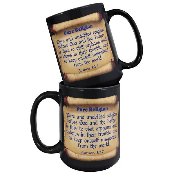 PURE RELIGION  -JAMES 1:27