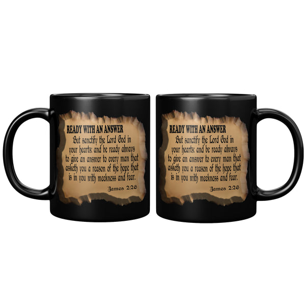 READY WITH AN ANSWER  -James 2:26